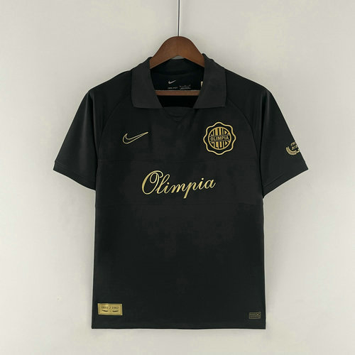 120th anniversary edition maglia olimpia nero 2022-2023 uomo