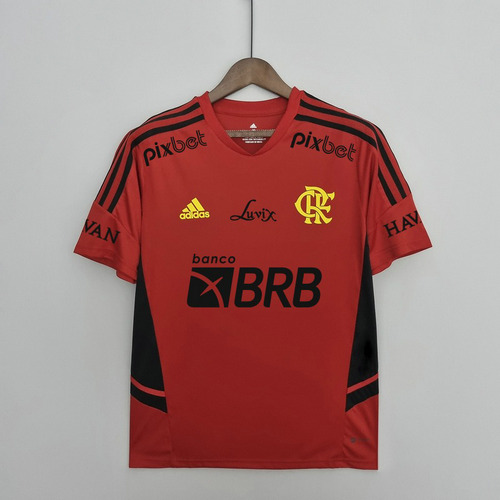 all sponsors vest training all sponsors maglia flamengo rosso 2022-2023 uomo