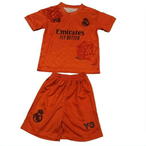 arancia maglia real madrid y3 special edition 2024-2025 bambino