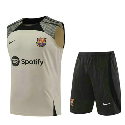 bianco grigio vest maglie barcellona 2023-2024 uomo