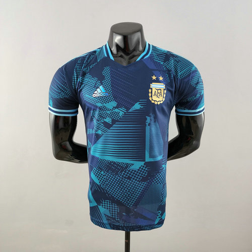 blu maglia a poco prezzo argentina player version 2022-2023 uomo