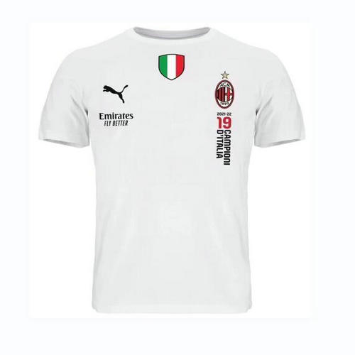 campione t-1 maglia milan bianco 2022-2023 uomo