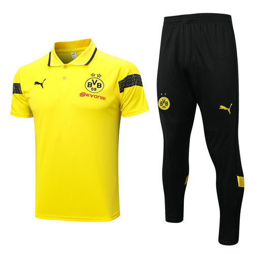 completo formaziones polo borussia dortmund giallo 2023-2024 giallo uomo