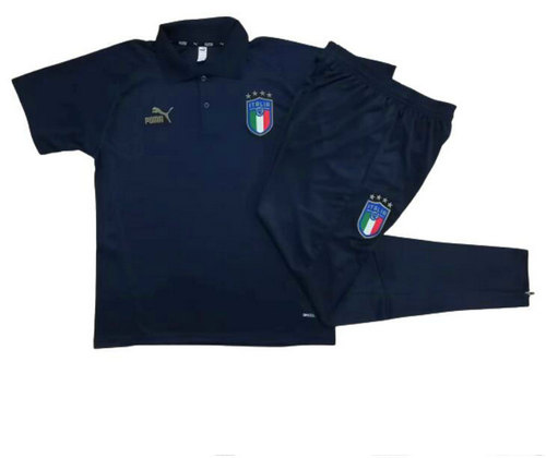 completo formaziones polo italia blu 2023-2024 blu uomo