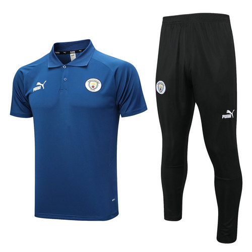 completo formaziones polo manchester city blu zaffiro 2023-2024 blu zaffiro uomo