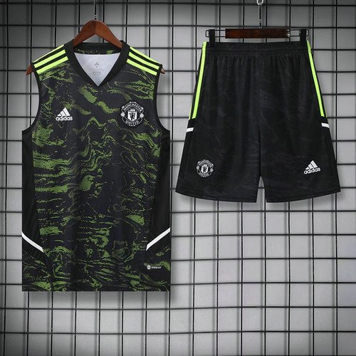 completo vests calcio manchester united a poco prezzo 2023 verde uomo