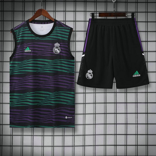 completo vests calcio real madrid a poco prezzo 2023 verde viola uomo