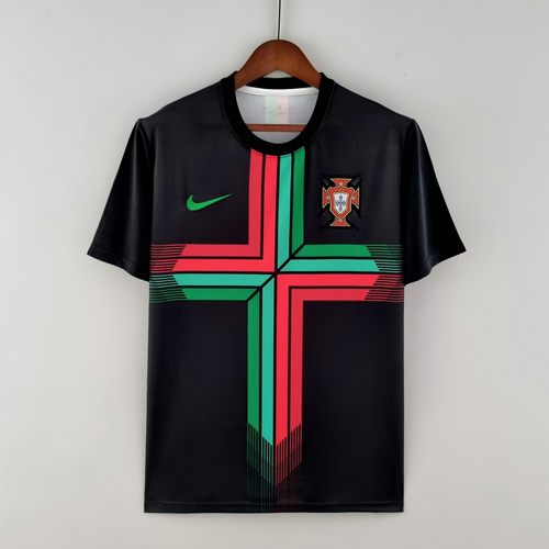 concept maglia portogallo nero 2022-2023 uomo