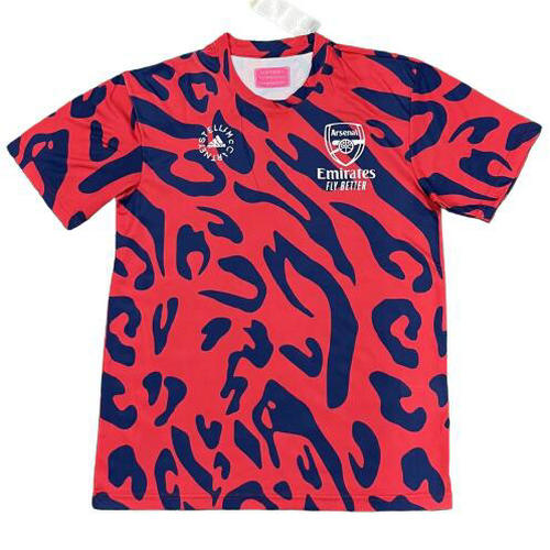 edizione congiunta mccartney maglia arsenal rosso 2022-2023 uomo