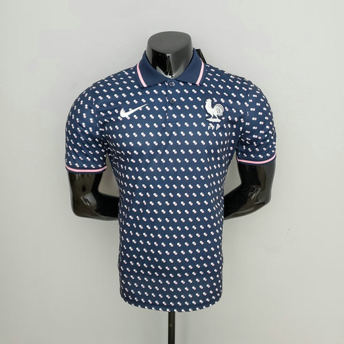 formazione maglia polo francia blu navy 2022-2023 uomo