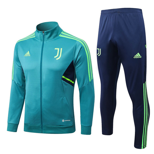 giacca sportiva con zip juventus verde 2022-2023 uomo