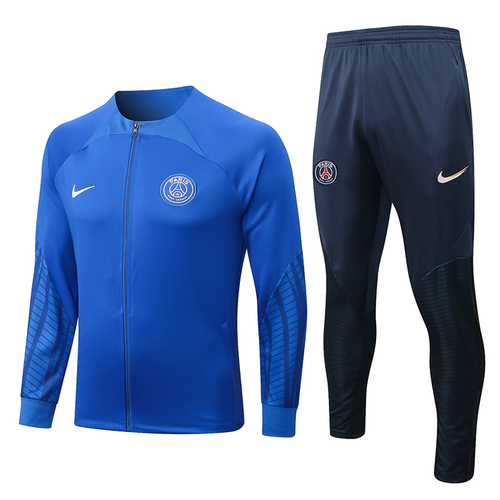 giacca sportiva con zip paris saint germain blu 2022-2023 uomo