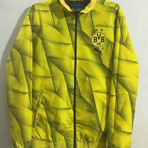 giacche a vento calcio borussia dortmund 2024-2025 silicone biadesivo uomo