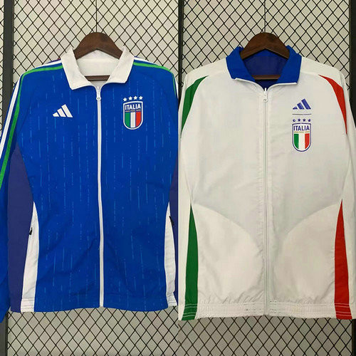 giacche a vento calcio italia 2024-2025 silicone biadesivo uomo