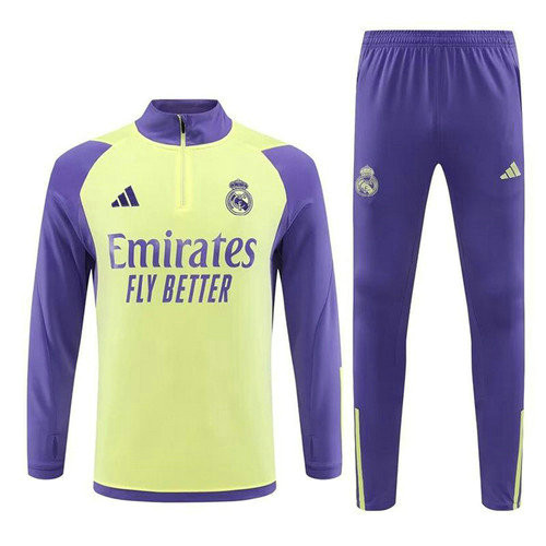 giallo viola tute calcio real madrid 2024 uomo