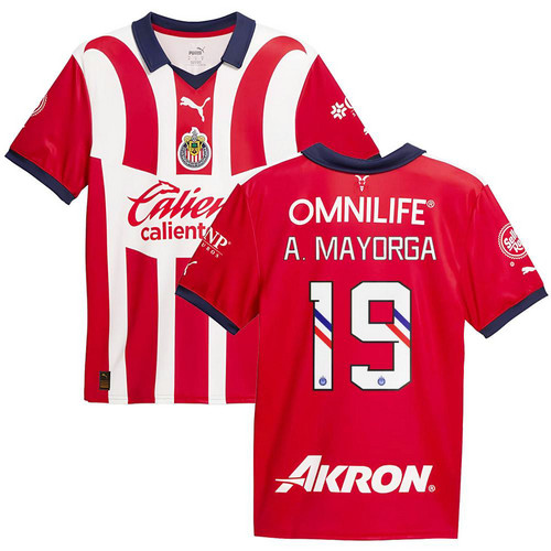 maglia a.mayorga 19 chivas usa prima 2023-2024 uomo