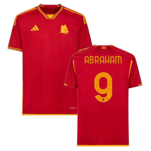 maglia abraham 9 as roma prima 2023-2024 uomo