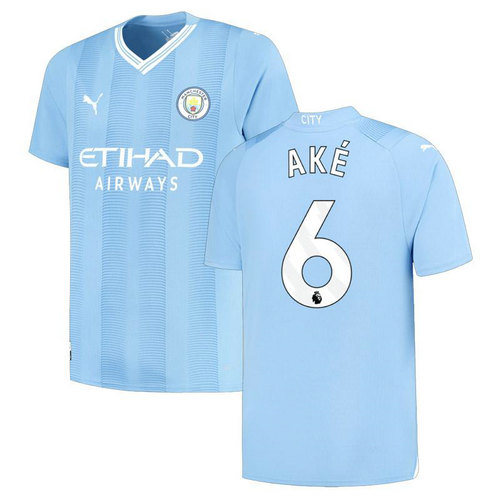 maglia ake 6 manchester city prima 2023-2024 uomo