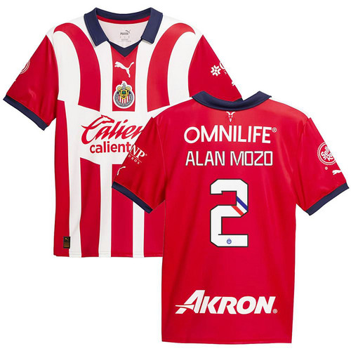 maglia alan mozo 2 chivas usa prima 2023-2024 uomo