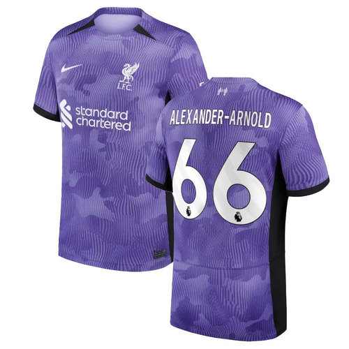 maglia alexander arnold 66 liverpool terza 2023-2024 uomo