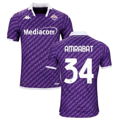 maglia amrabat 34 fiorentina prima 2023-2024 uomo