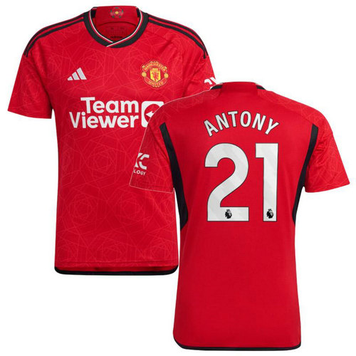 maglia antony 21 manchester united prima 2023-2024 uomo