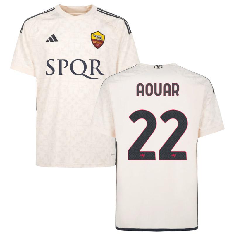 maglia aouar as roma seconda 2023-2024 uomo