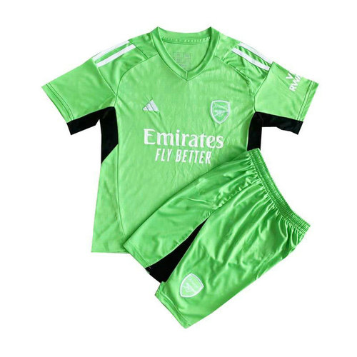 maglia arsenal portiere 2023-2024 verde bambino