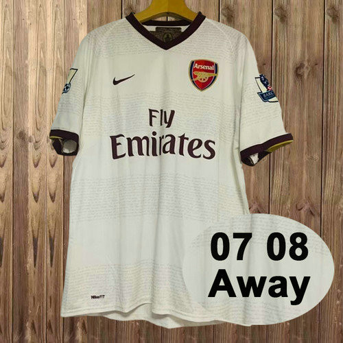 maglia arsenal seconda 2007-2008 uomo