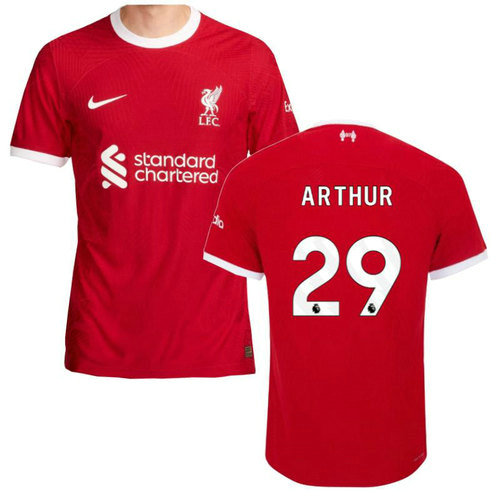 maglia arthur 29 liverpool prima 2023-2024 uomo