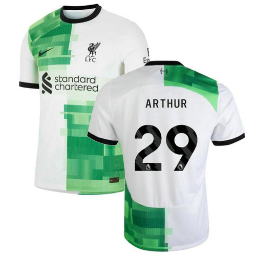 maglia arthur 29 liverpool seconda 2023-2024 uomo