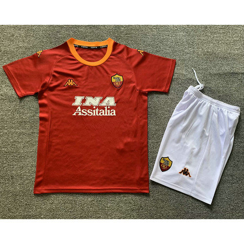 maglia as roma prima 2000 2001 bambino