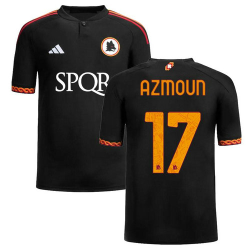 maglia azmoun 17 as roma terza 2023-2024 uomo