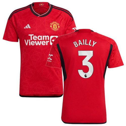 maglia bailly 3 manchester united prima 2023-2024 uomo