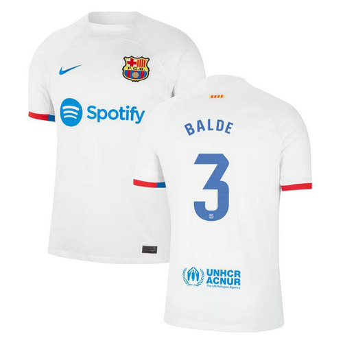 maglia balde 3 barcellona seconda 2023-2024 uomo