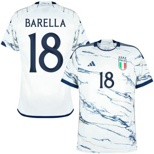 maglia barella 18 italia seconda 2023-2024 a poco prezzo uomo