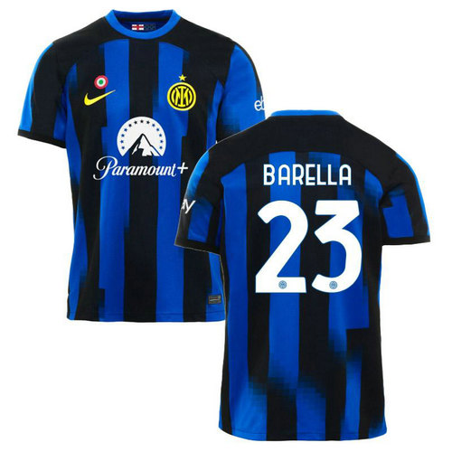 maglia barella 23 inter milan prima 2023-2024 uomo