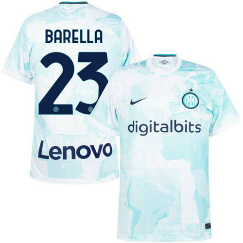 maglia barella 23 inter milan seconda 2022-2023 a poco prezzo uomo