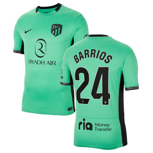 maglia barrios 24 atlético madrid terza 2023-2024 uomo