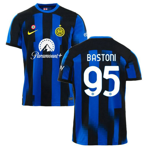 maglia bastoni 95 inter milan prima 2023-2024 uomo