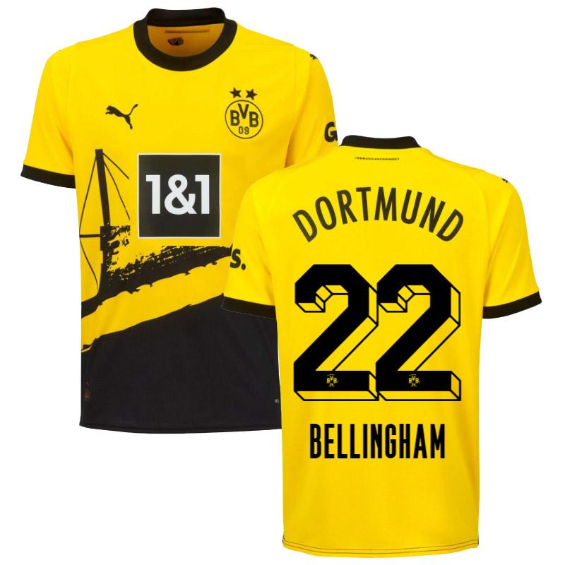 maglia bellingham 22 borussia dortmund prima 2023-2024 uomo