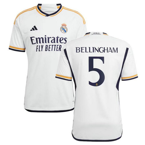 maglia bellingham 5 real madrid prima 2023-2024 uomo