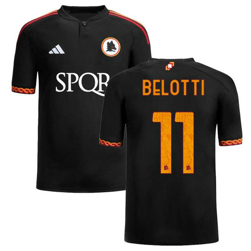 maglia belotti 11 as roma terza 2023-2024 uomo