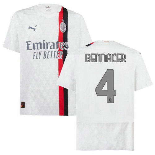 maglia bennacer 4 ac milan seconda 2023-2024 uomo