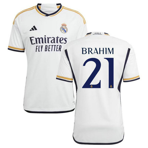 maglia brahim 21 real madrid prima 2023-2024 uomo