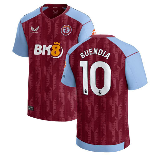 maglia buendia 10 aston villa prima 2023-2024 uomo