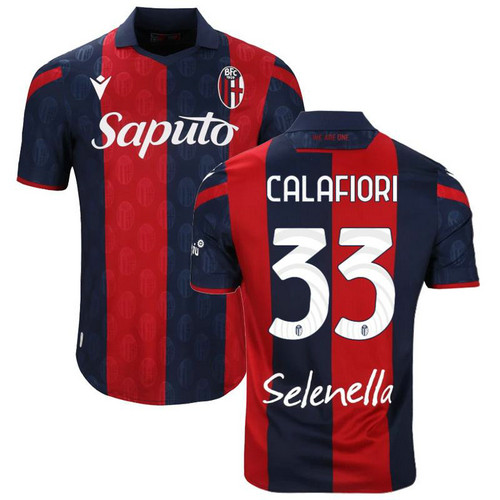 maglia calafiori 33 bologna prima 2023-2024 uomo