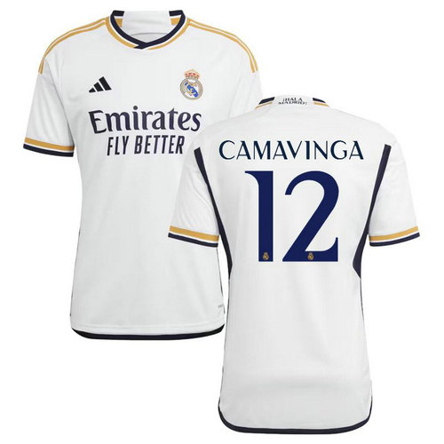 maglia camavinga 12 real madrid prima 2023-2024 uomo