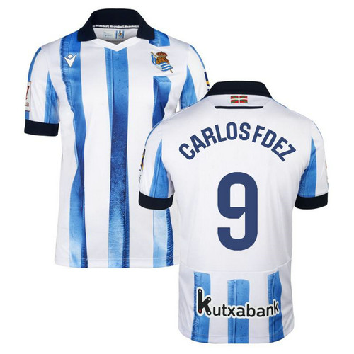 maglia carlos_fdez 9 real sociedad prima 2023-2024 uomo