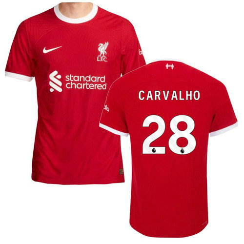 maglia carvalho 28 liverpool prima 2023-2024 uomo